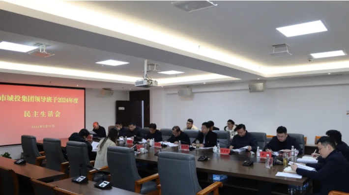 市城投集團黨委領導班子召開2024